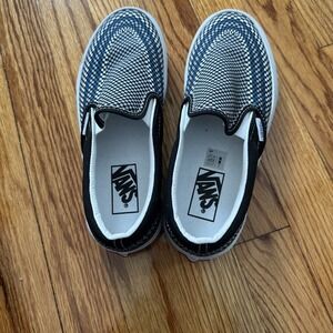 VANS Classic Slip-On Shoes Multicolor Checkered, Women's Size 7, Men's 5.5